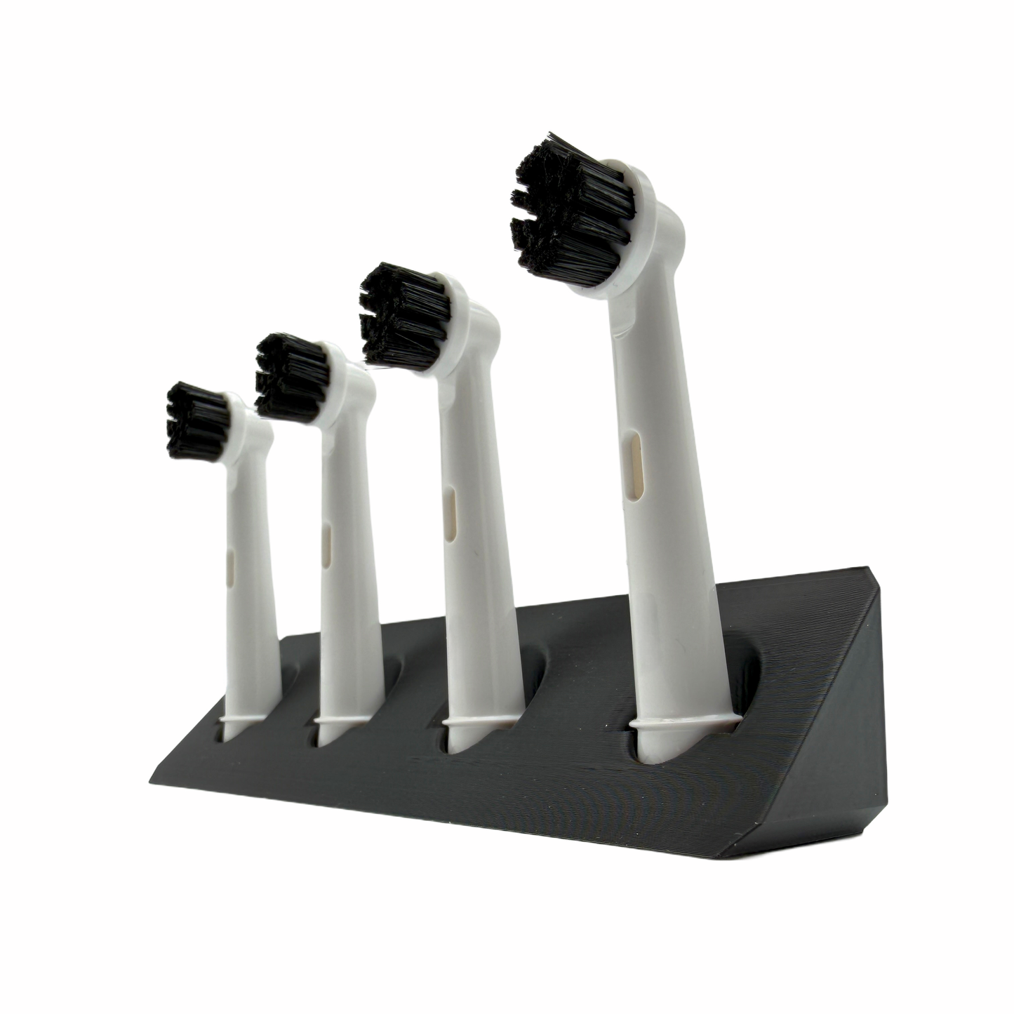 BrushDock – Zahnbürstenkopfhalter für Oral-B ( iO ) & Philips Sonicare - Wandmontage (ohne Bohren)