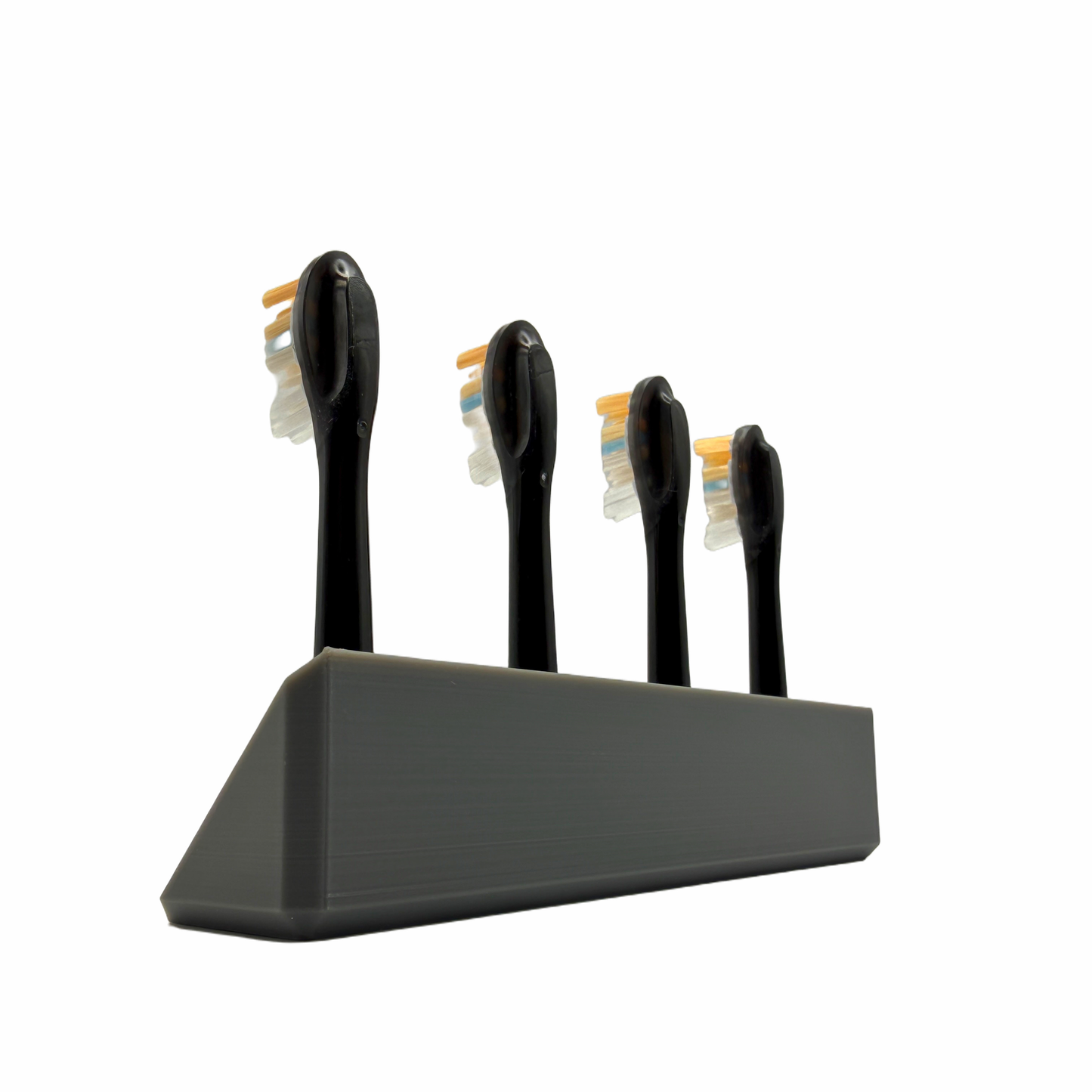 BrushDock – Zahnbürstenkopfhalter für Oral-B ( iO ) & Philips Sonicare - Wandmontage (ohne Bohren)