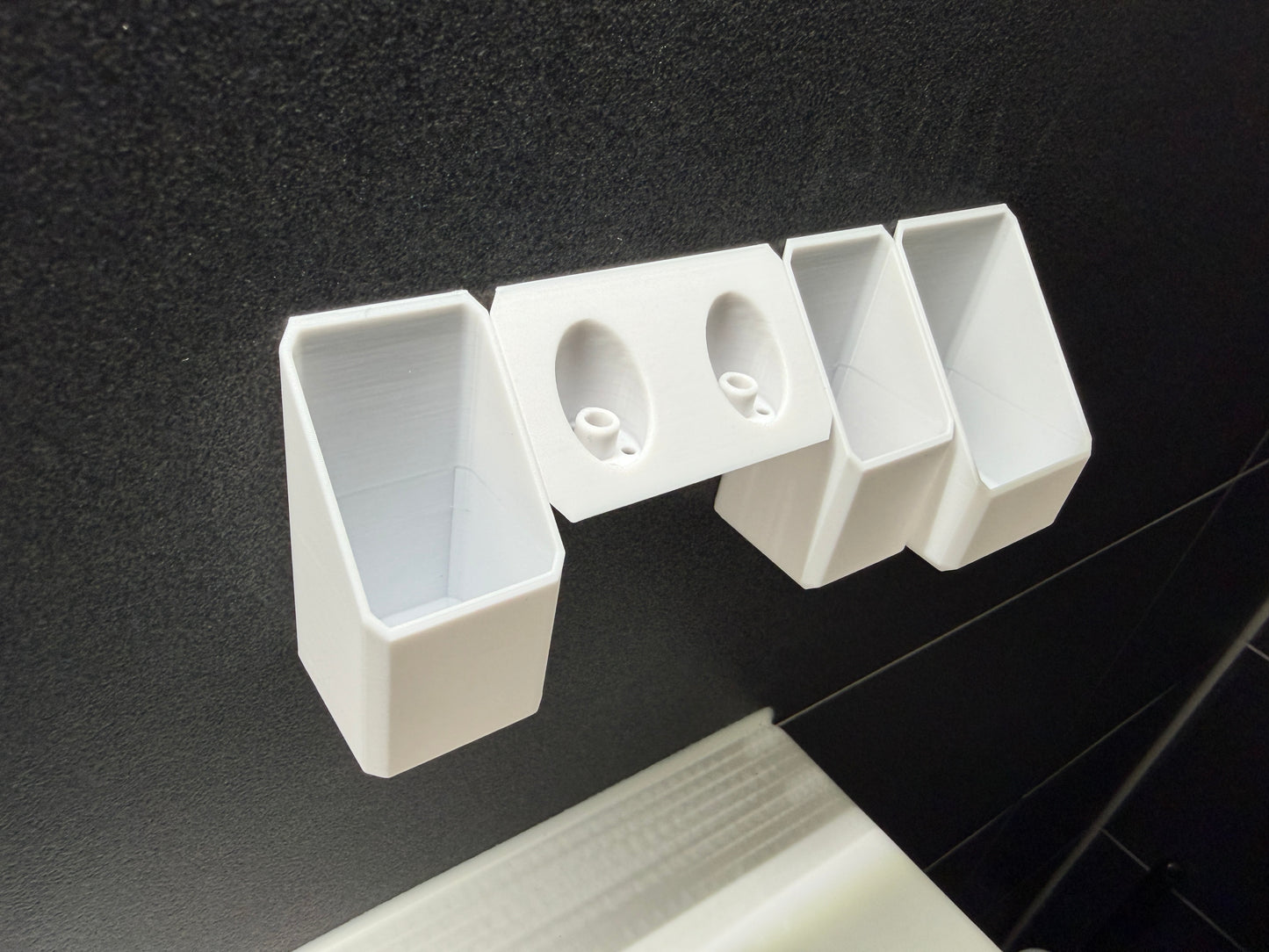 BrushDock Komfort-Set – Wandhalter-Set für Paare (ohne Bohren)