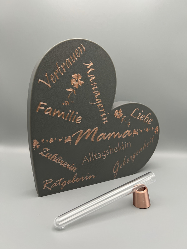 Herzständer mit Reagenzglas