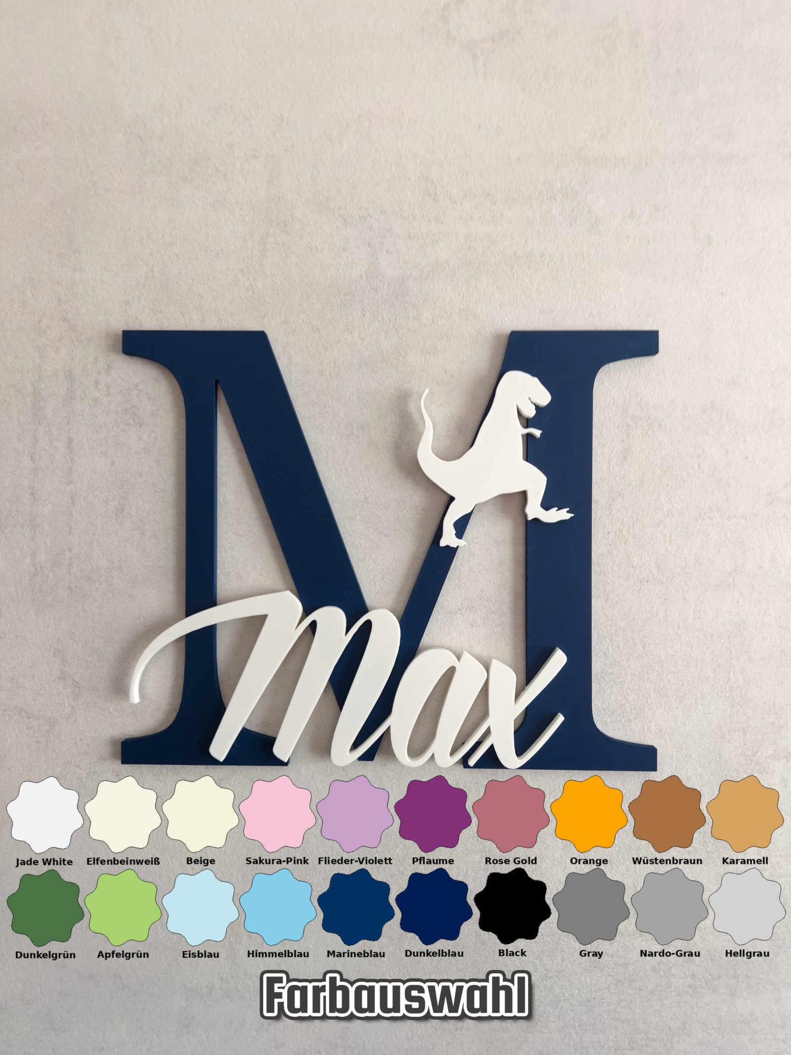 M Max Übersicht mit Farbpalette