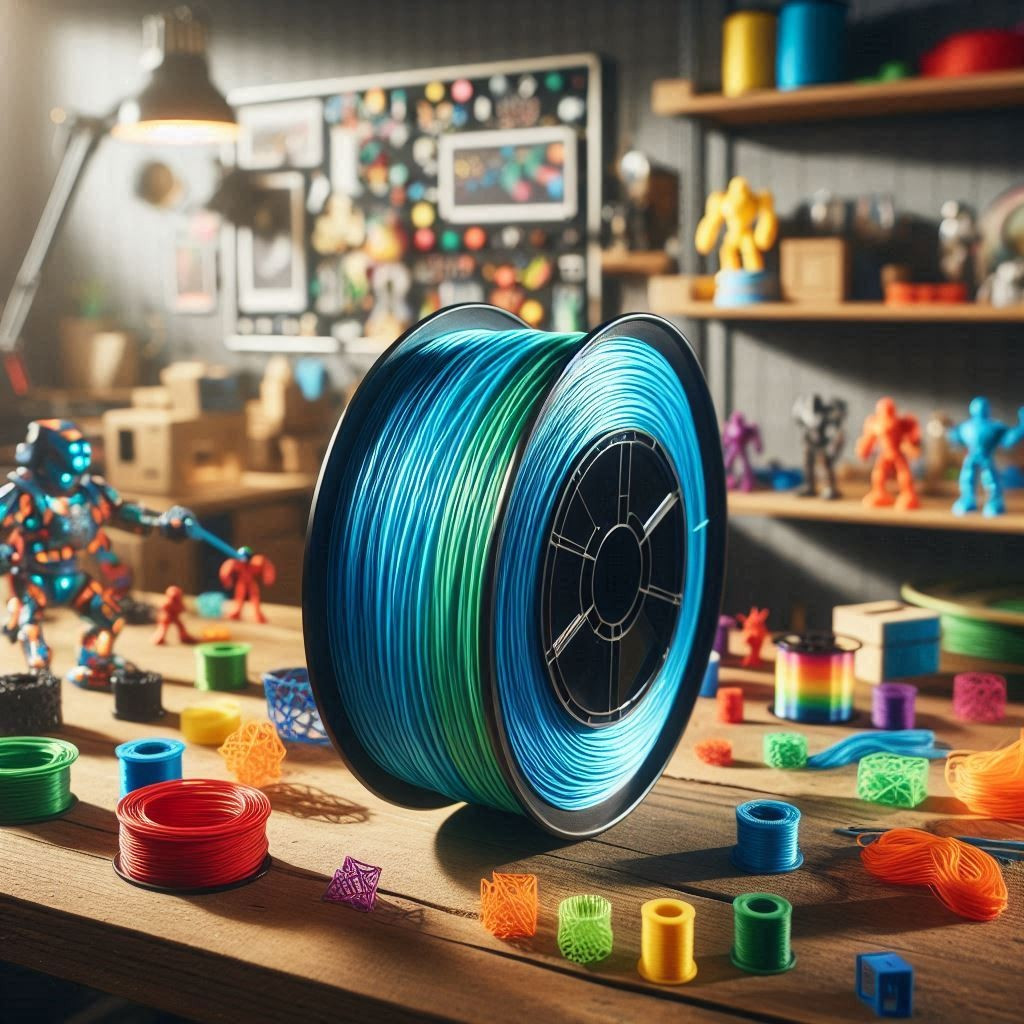 Mehrfarbiges Filament