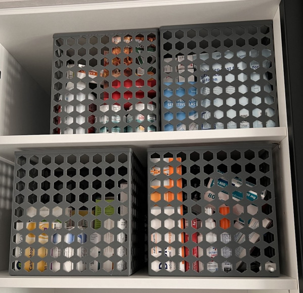 Boxensystem stapelbar